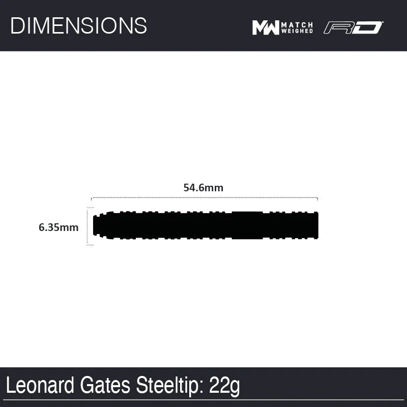 Winmau - Leonard Gates - 90% Tungsten Darts
