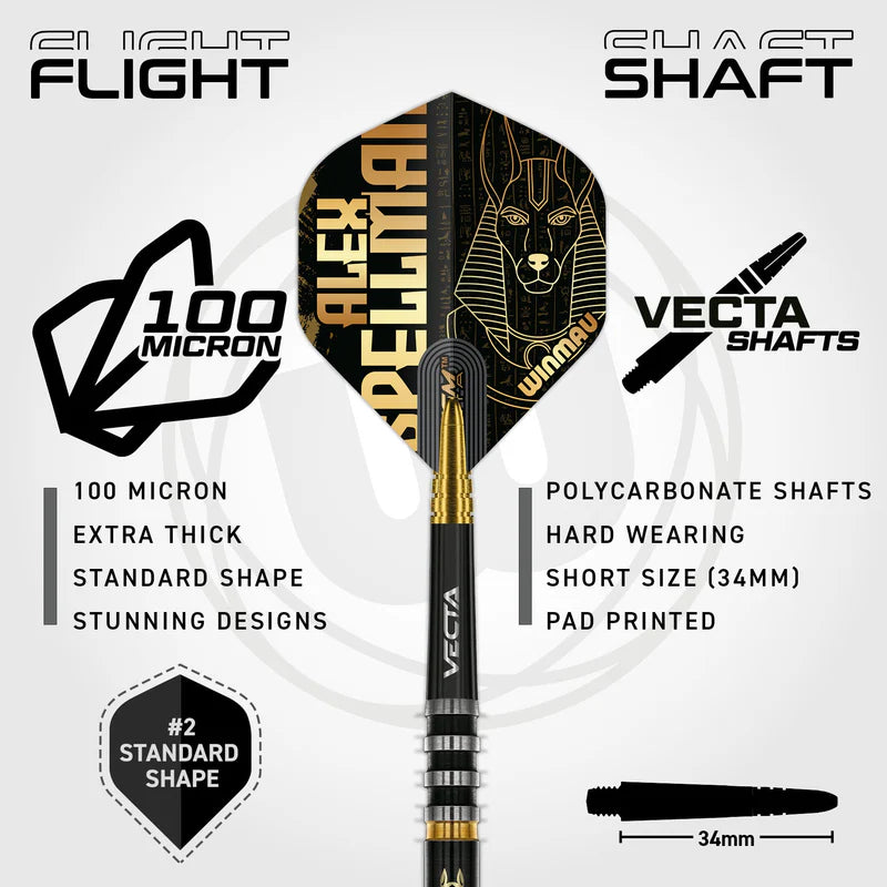 Winmau - Alex Spellman - 90% Tungsten Darts