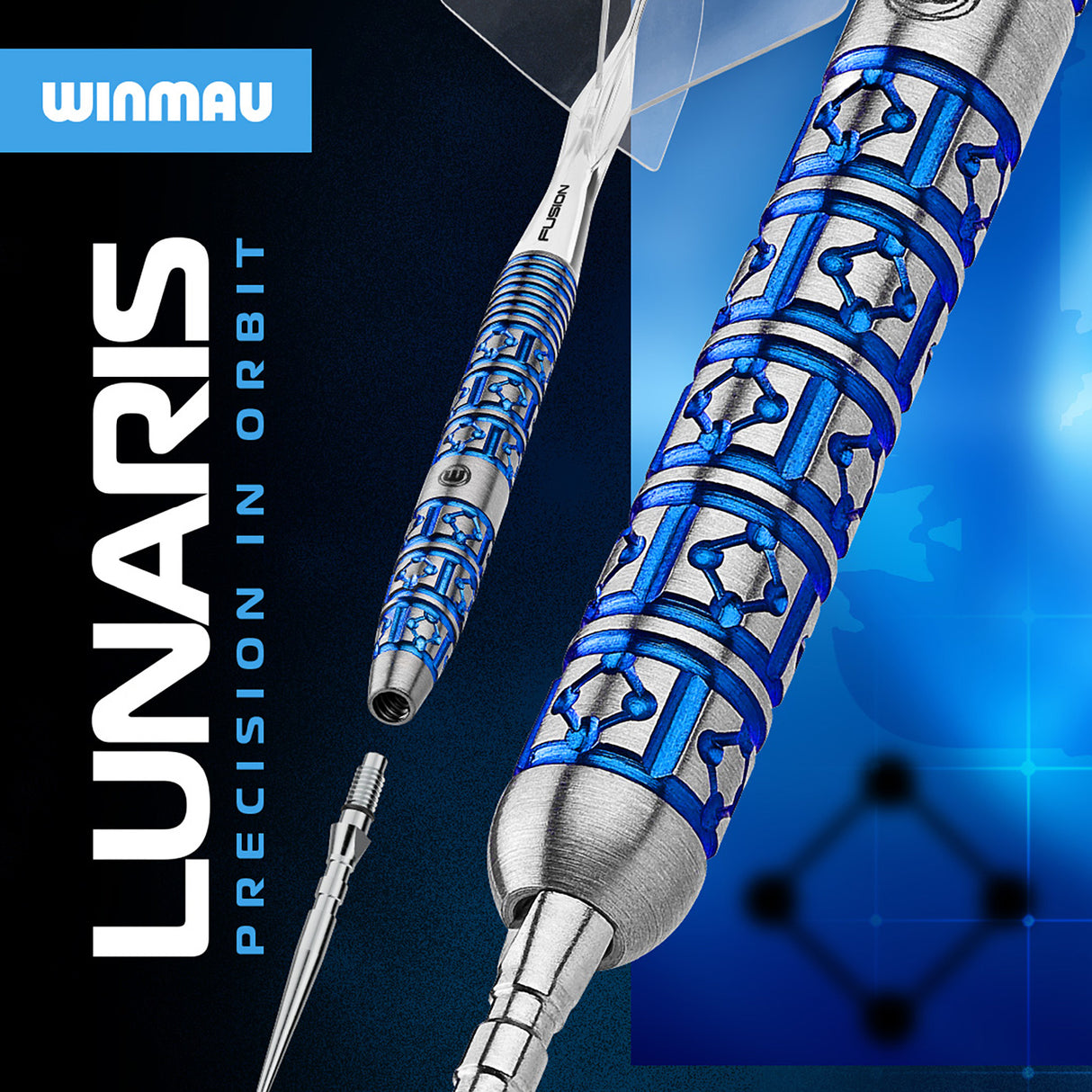 Winmau - Lunaris Parallel - 90% Tungsten Darts (SP)