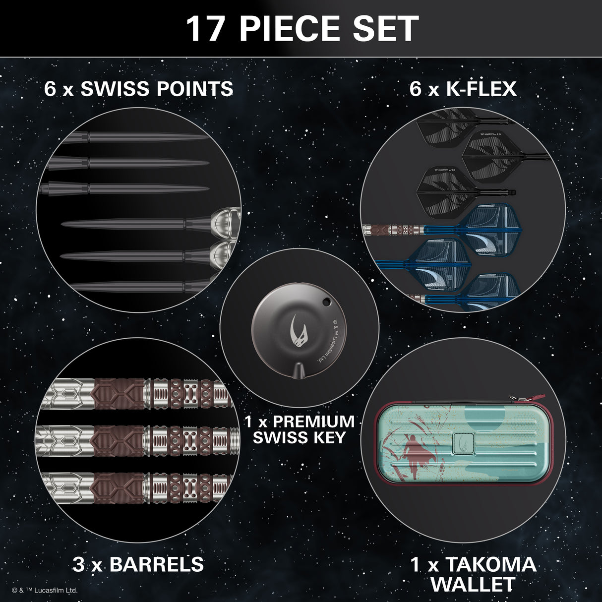 Target | Star Wars - Mandalorian - 95% Tungsten Darts (SP)