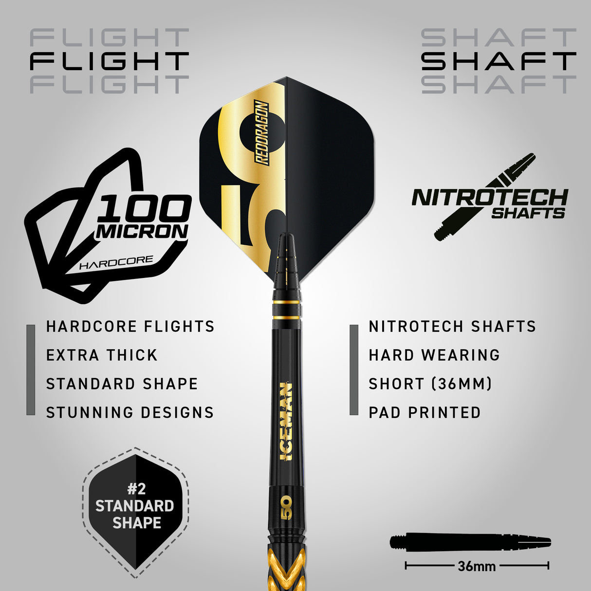 Red Dragon - Gerwyn Price 50 Year Anniversary Limited Edition - 90% Tungsten Darts