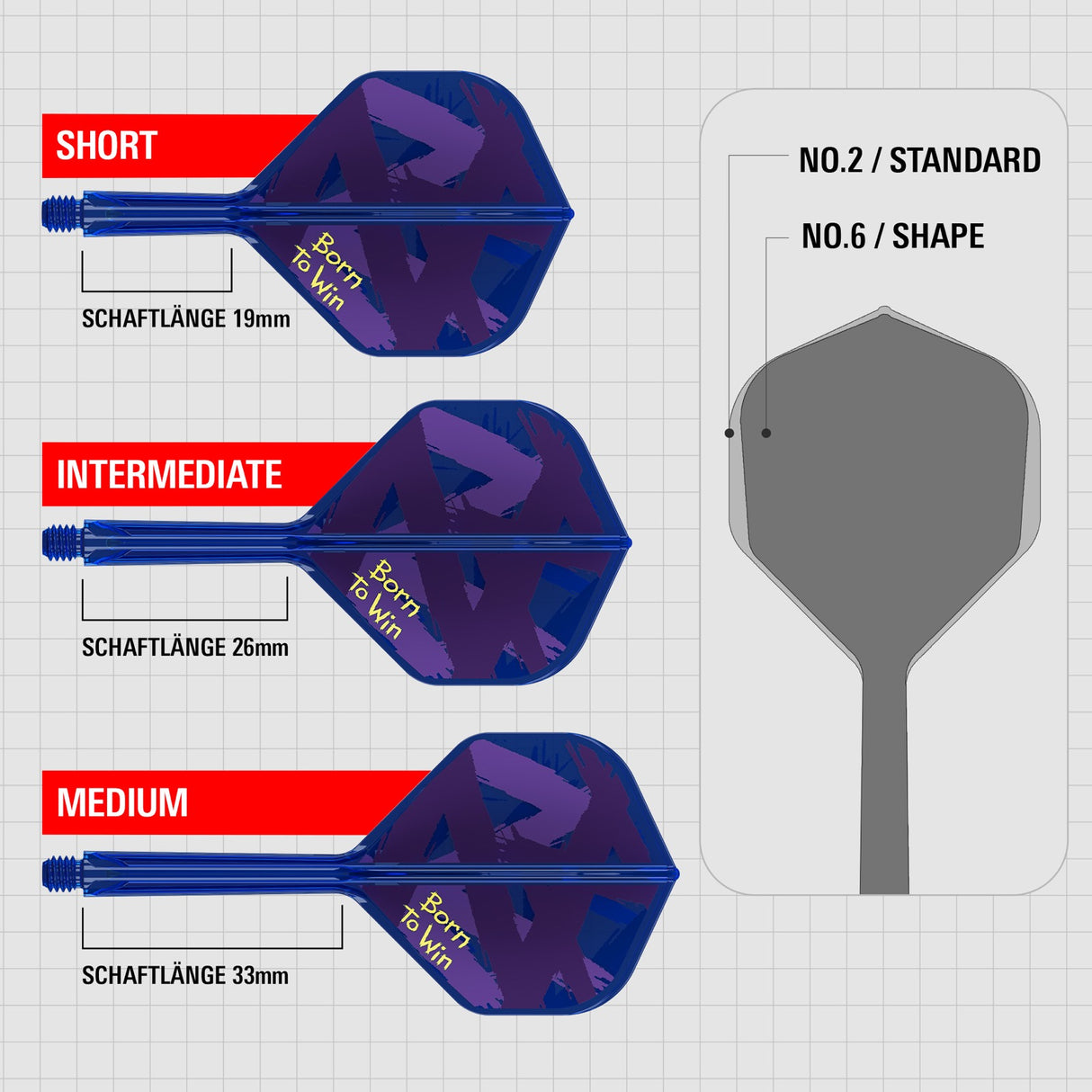 Born To Win K-Flex No.2 flight features
