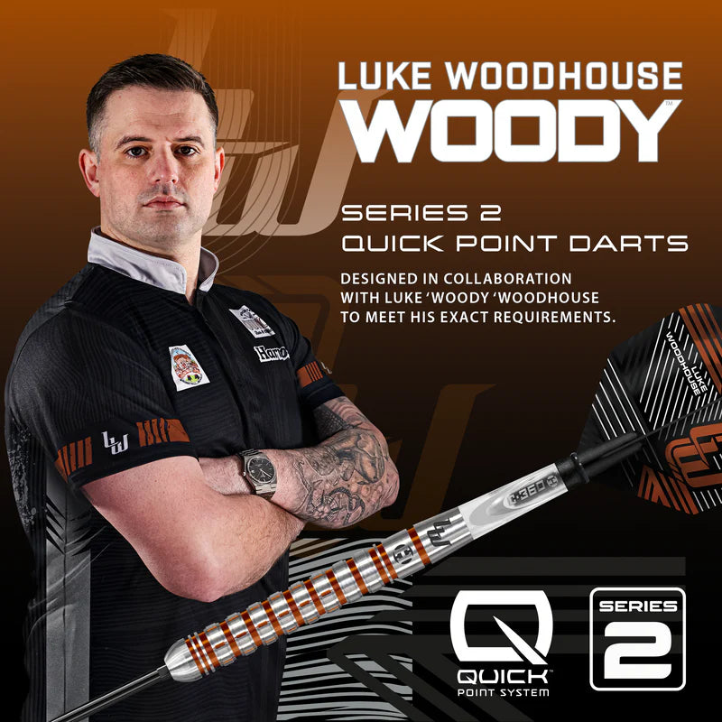 Harrows - Luke Woodhouse Series 2 - 90% Tungsten Darts (QP)