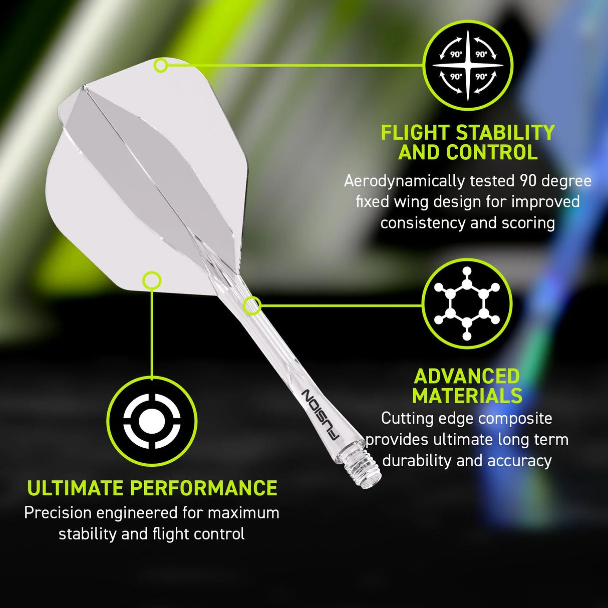 Winmau - Fusion Flight System No.6 (6 Colours)