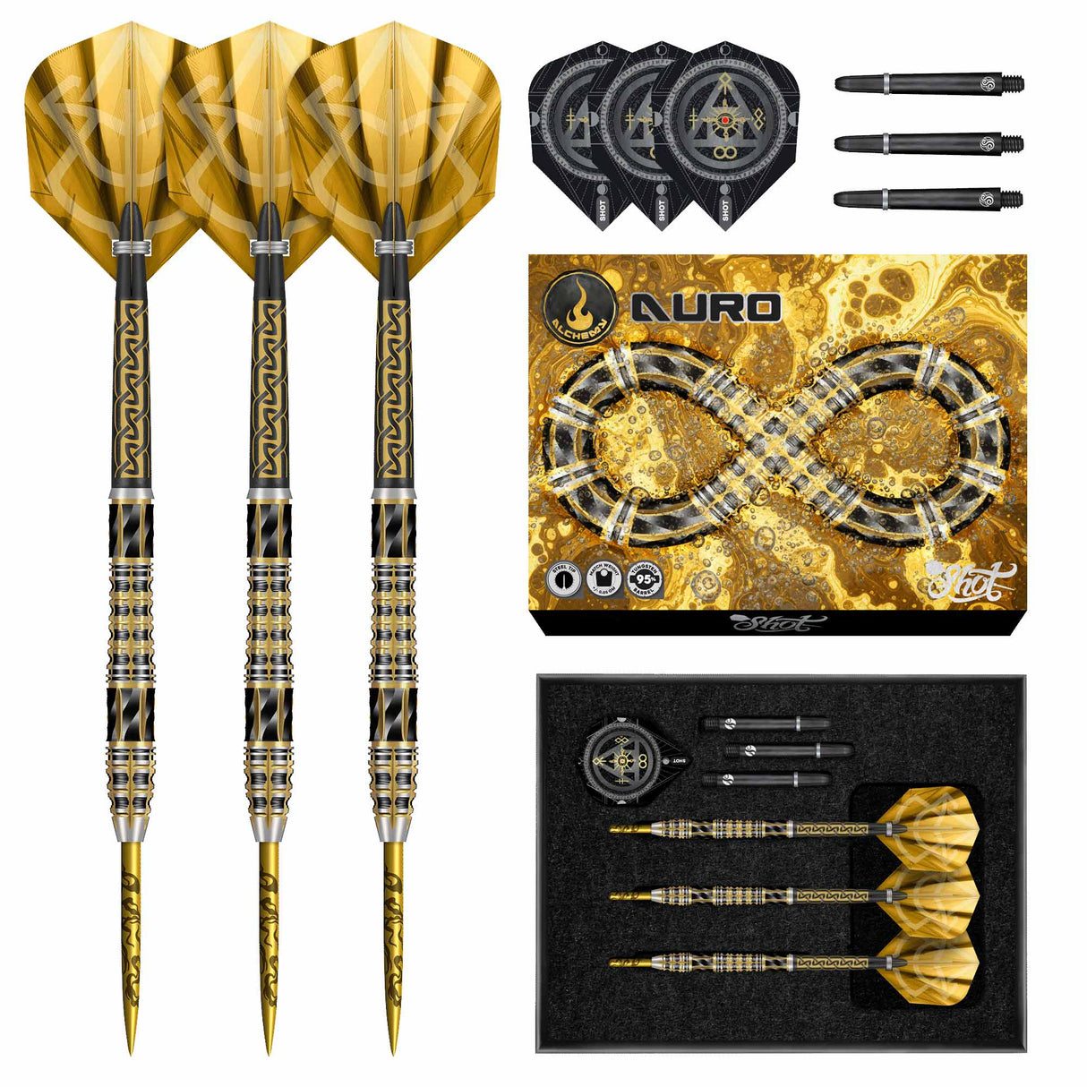 Shot - Alchemy Auro - 95% Tungsten Darts