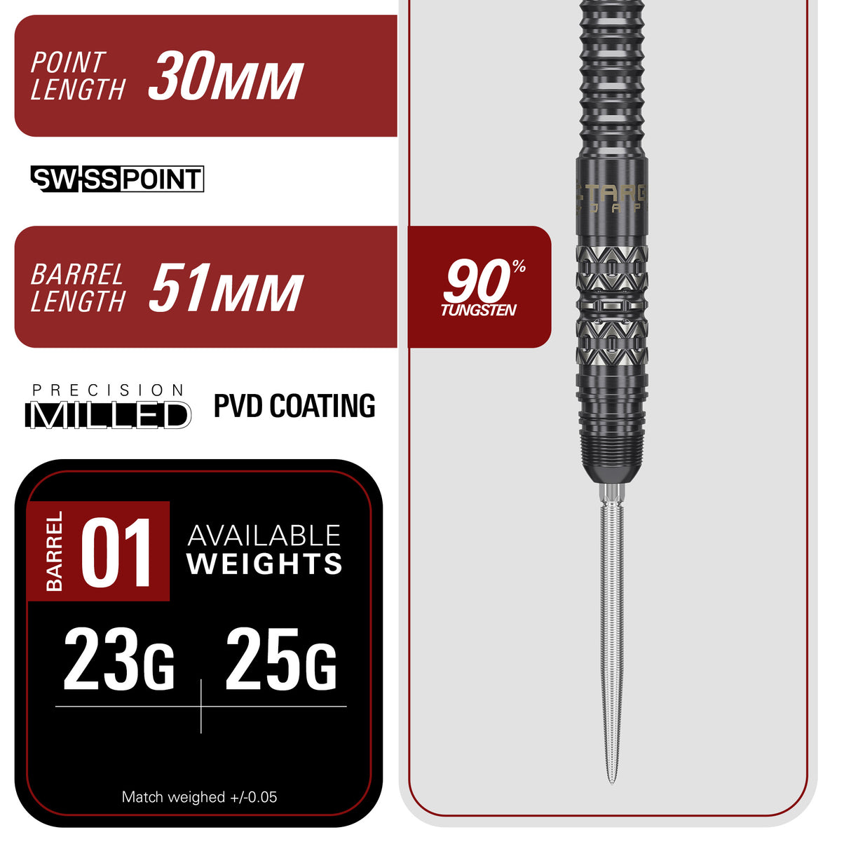 Target Japan Black Marque Creed Darts