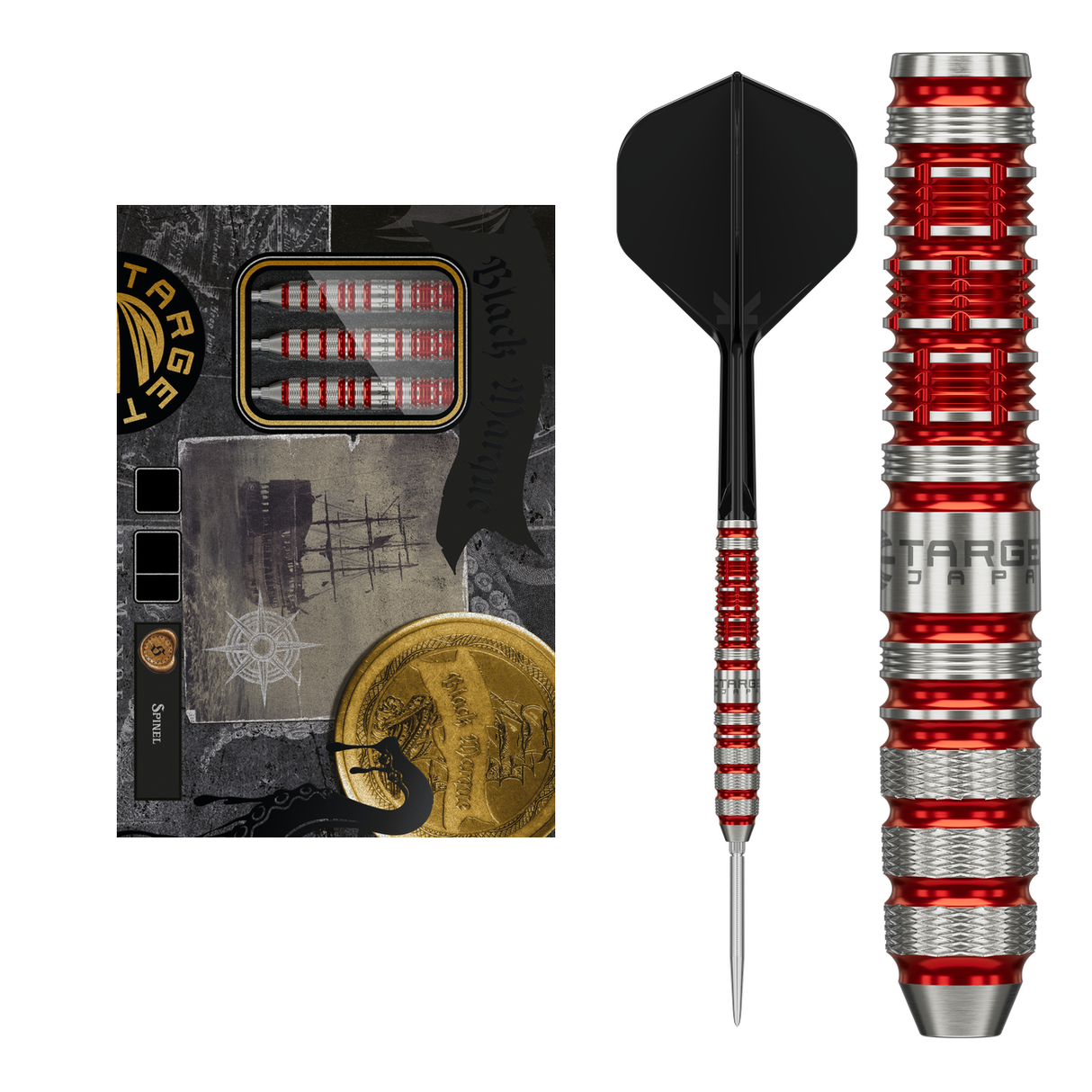 Target Japan Black Marque Spinel Darts - Composite