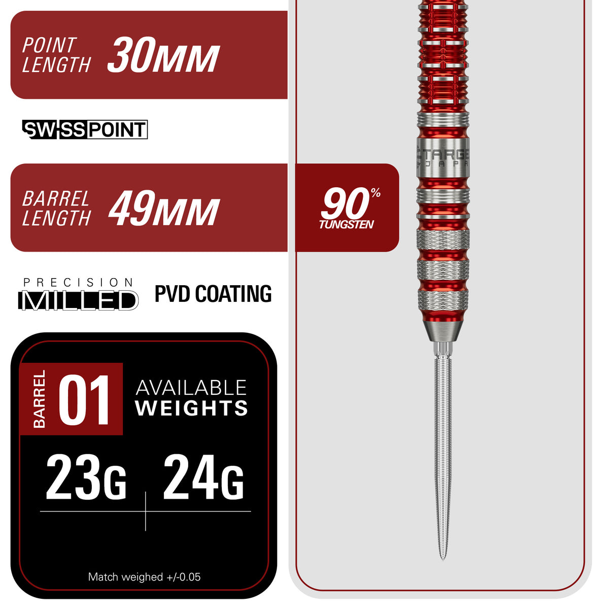 Target Japan Black Marque Spinel Darts