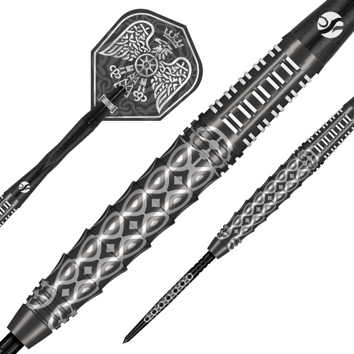 Shot Goths Wulfaz dart – assembled with Shot flight and shaft