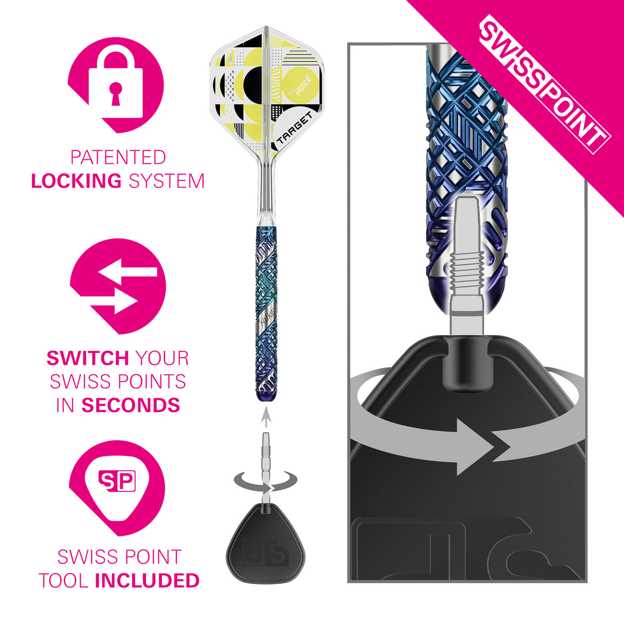 Target - Luke Littler Edge - 95% Tungsten Darts (SP)