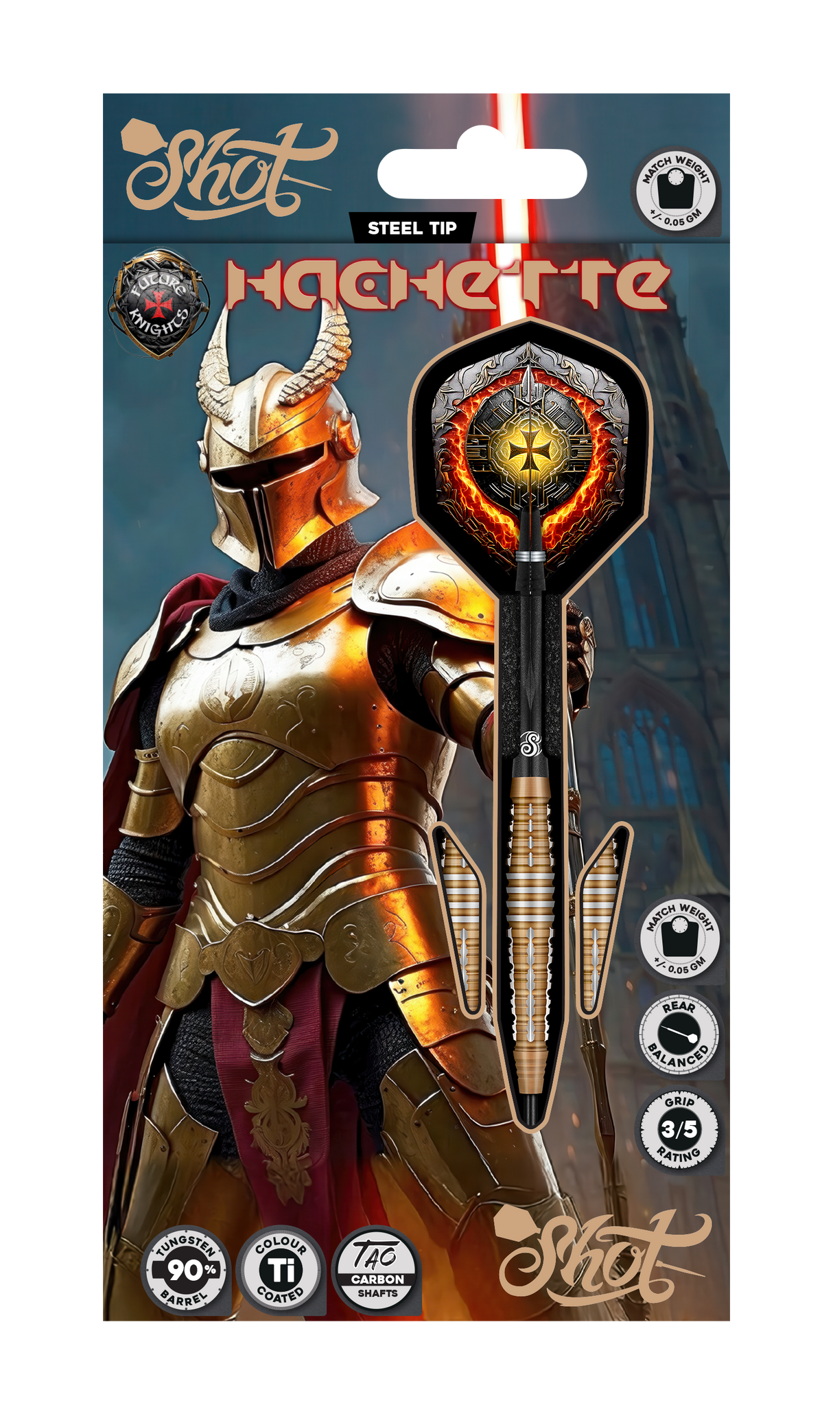 Shot - Future Knights Hachette - 90% Tungsten Darts