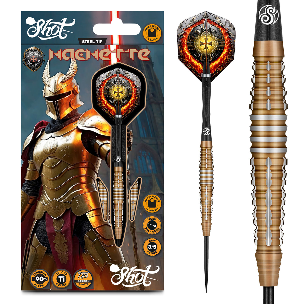 Shot - Future Knights Hachette - 90% Tungsten Darts