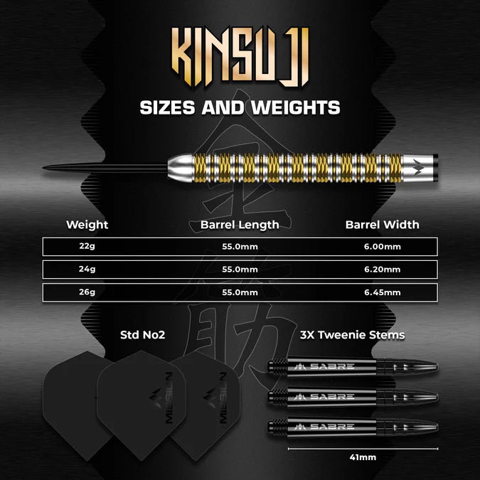 Mission - Kinsuji - 95% Tungsten Darts