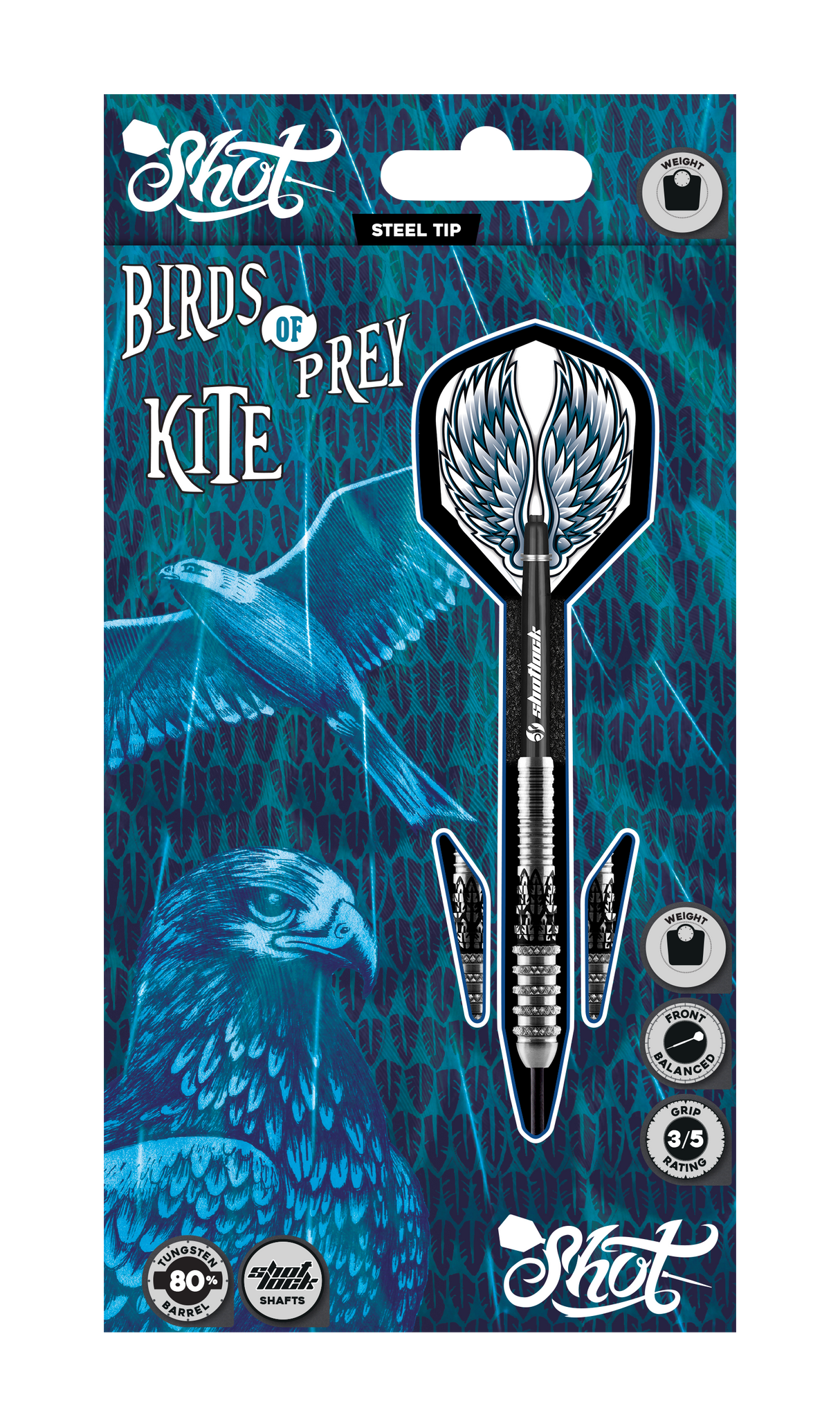 Shot - Birds Of Prey Kite - 80% Tungsten Darts