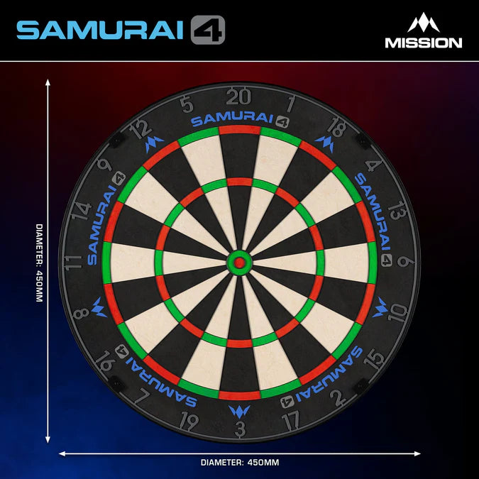 Mission - Samurai 4 Graphite Dartboard