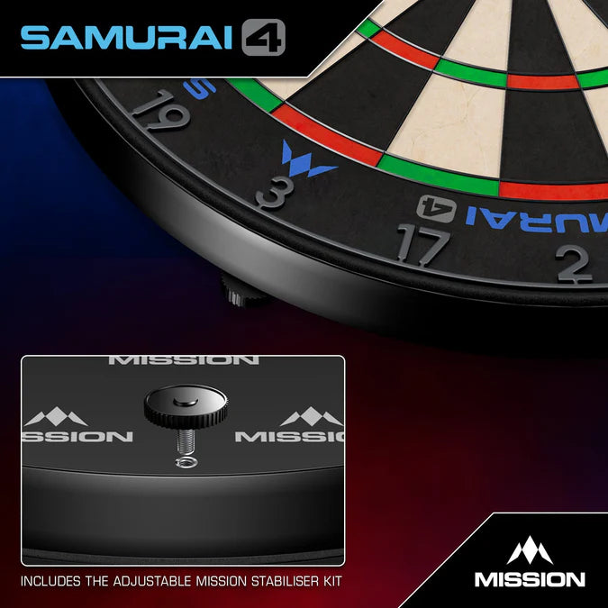 Mission - Samurai 4 Graphite Dartboard