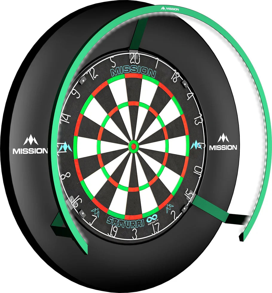Mission Torus 270 - Dartboard Lighting - Bright White Light (5 Colours)