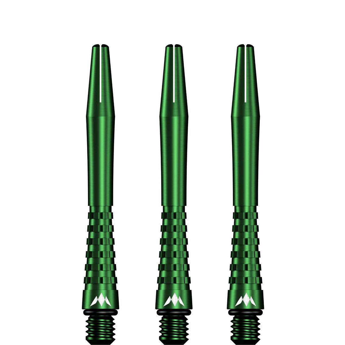 Mission Atom13 anodised aluminium dart shafts - green - view 3