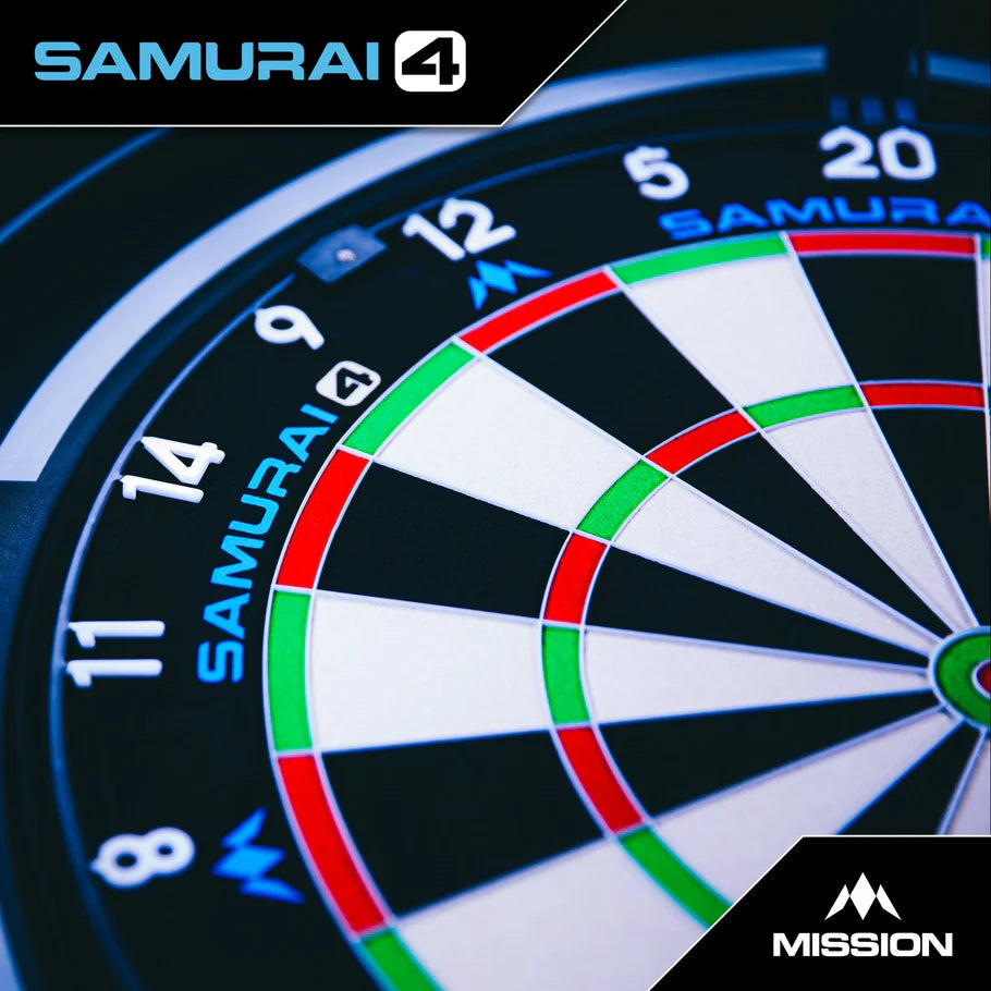 Mission - Samurai 4 White Dartboard
