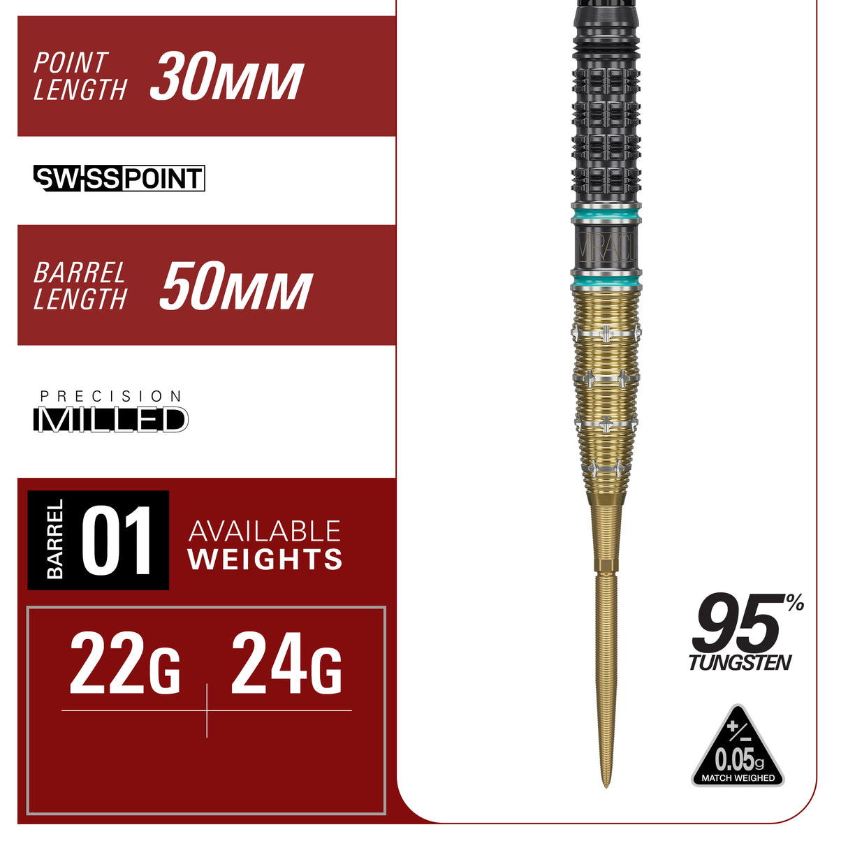 Target Japan - Mikuru Suzuki The Miracle G7.5 - 95% Tungsten Darts (SP)