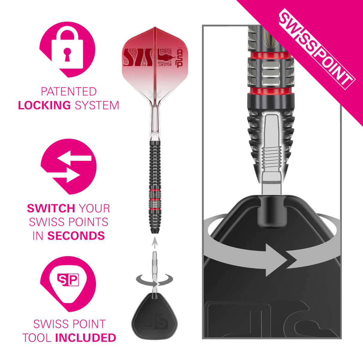 Target - Nathan Aspinall 95k - 95% Tungsten Darts (SP)