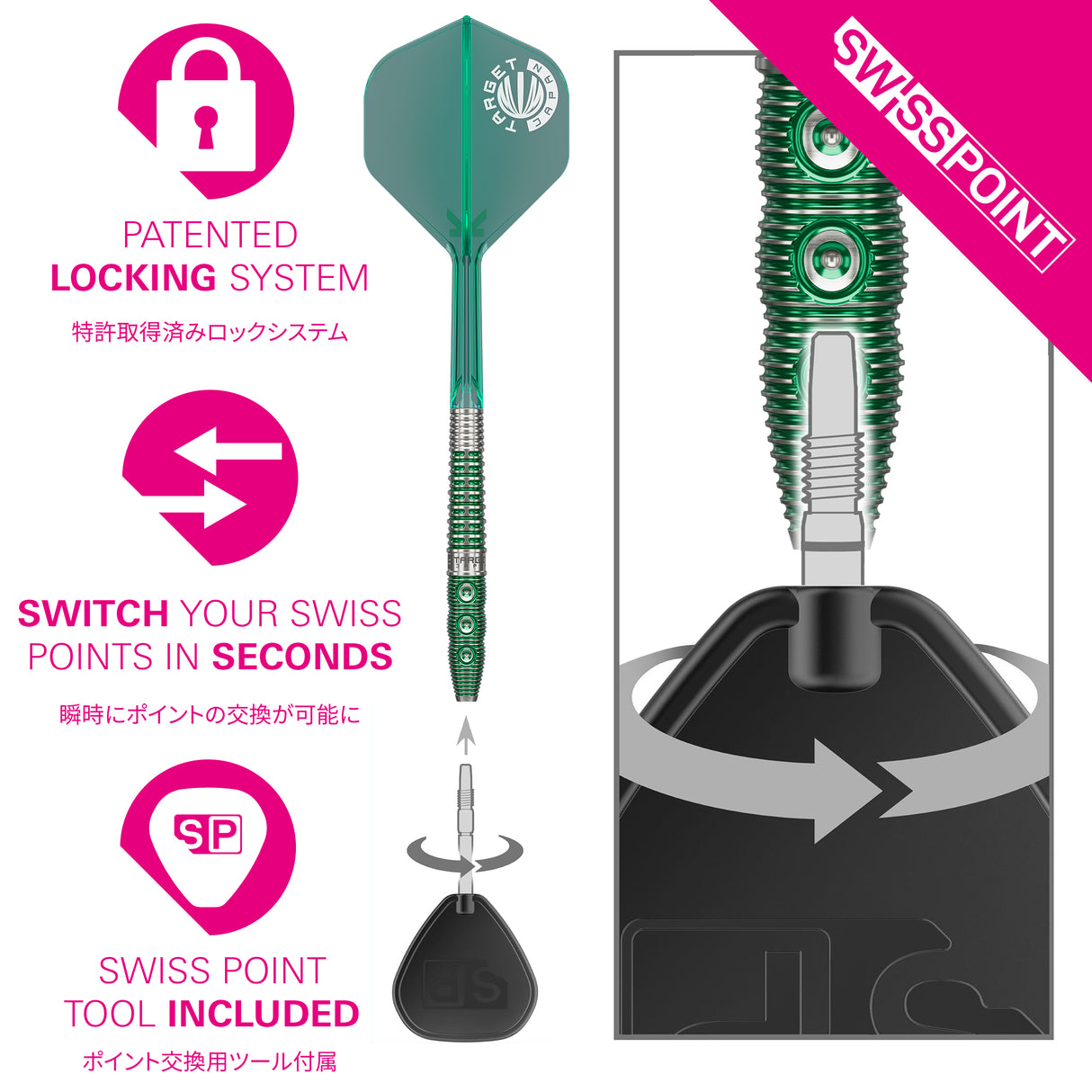 Target Japan - Matomu Sakai Xeno - 90% Tungsten Darts (SP)