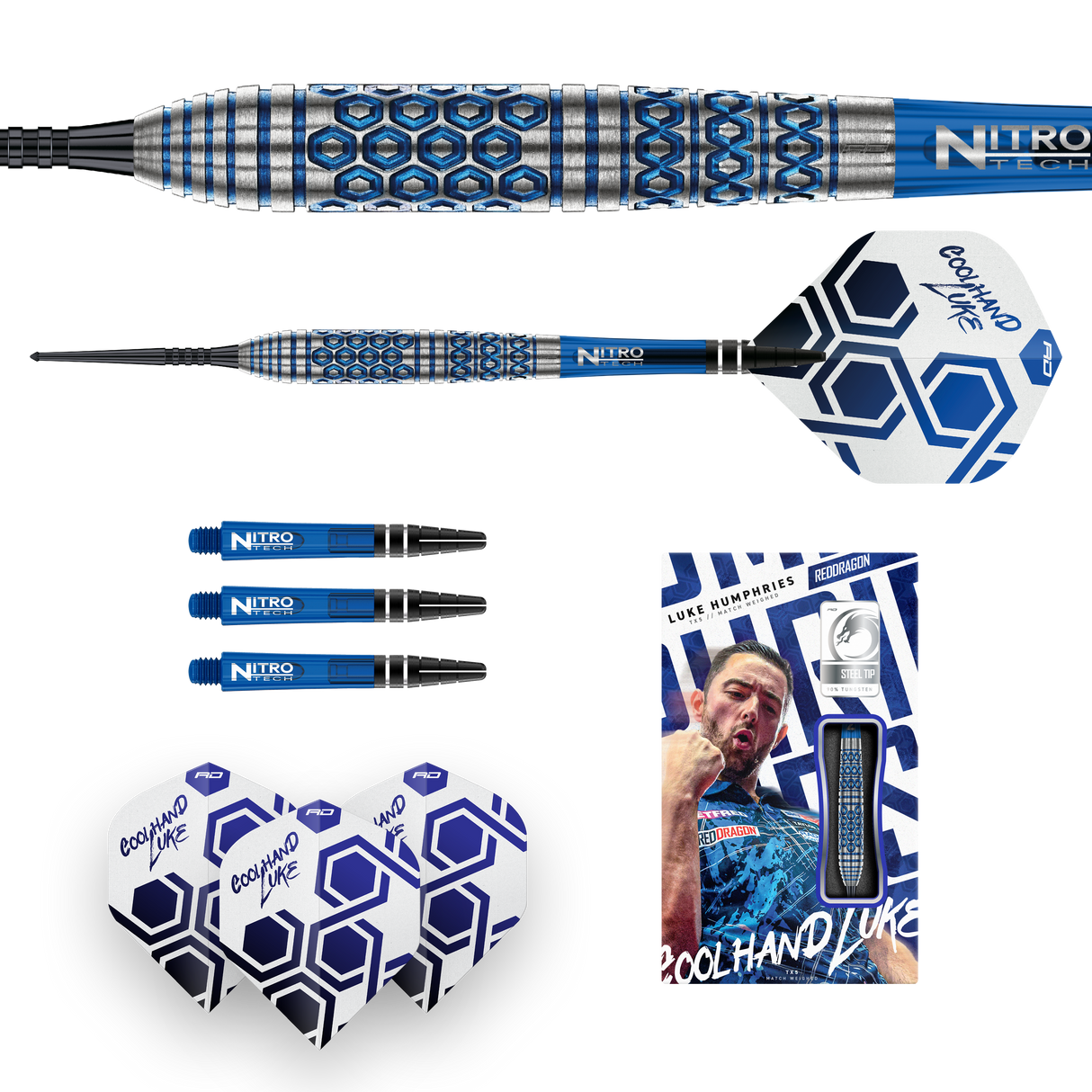 Red Dragon - Luke Humphries TX5 - 90% Tungsten Darts