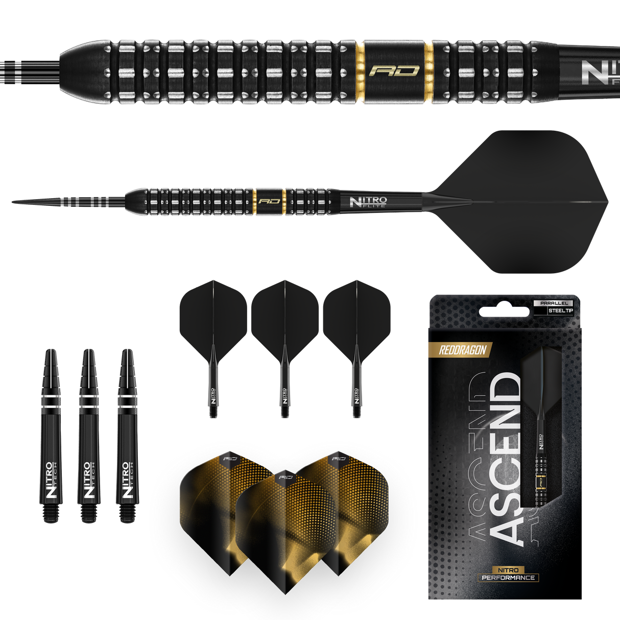 Red Dragon - Ascend Parallel - 90% Tungsten Darts
