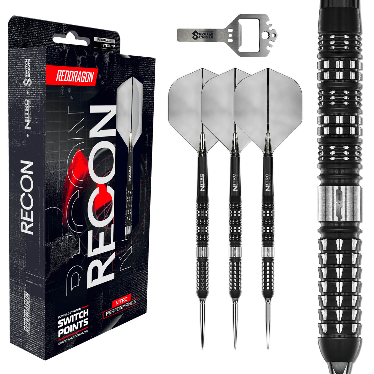 Red Dragon - Recon Parallel - 90% Tungsten Darts (SP)