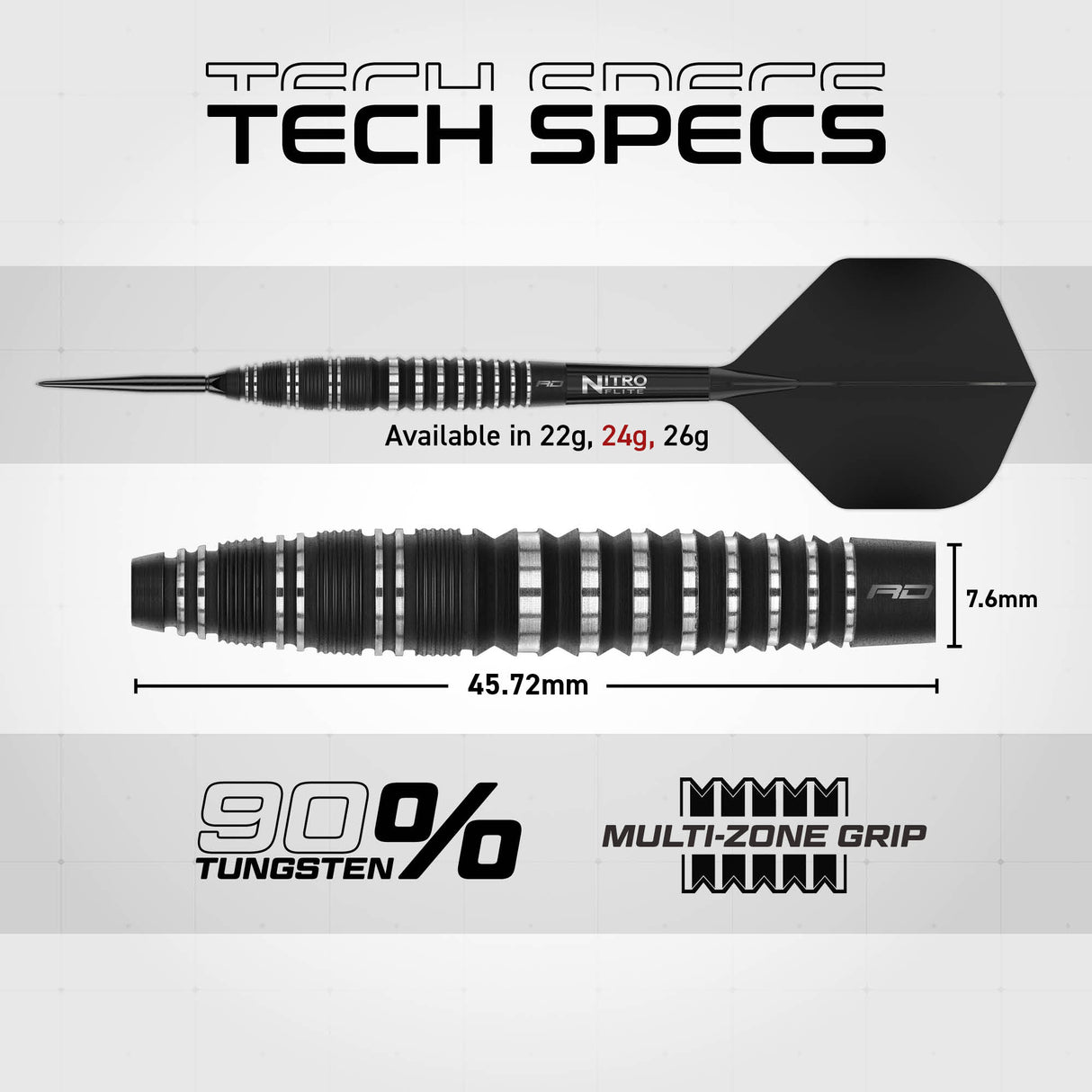 Red Dragon - Sable 03 Bomb - 90% Tungsten Darts (SP)