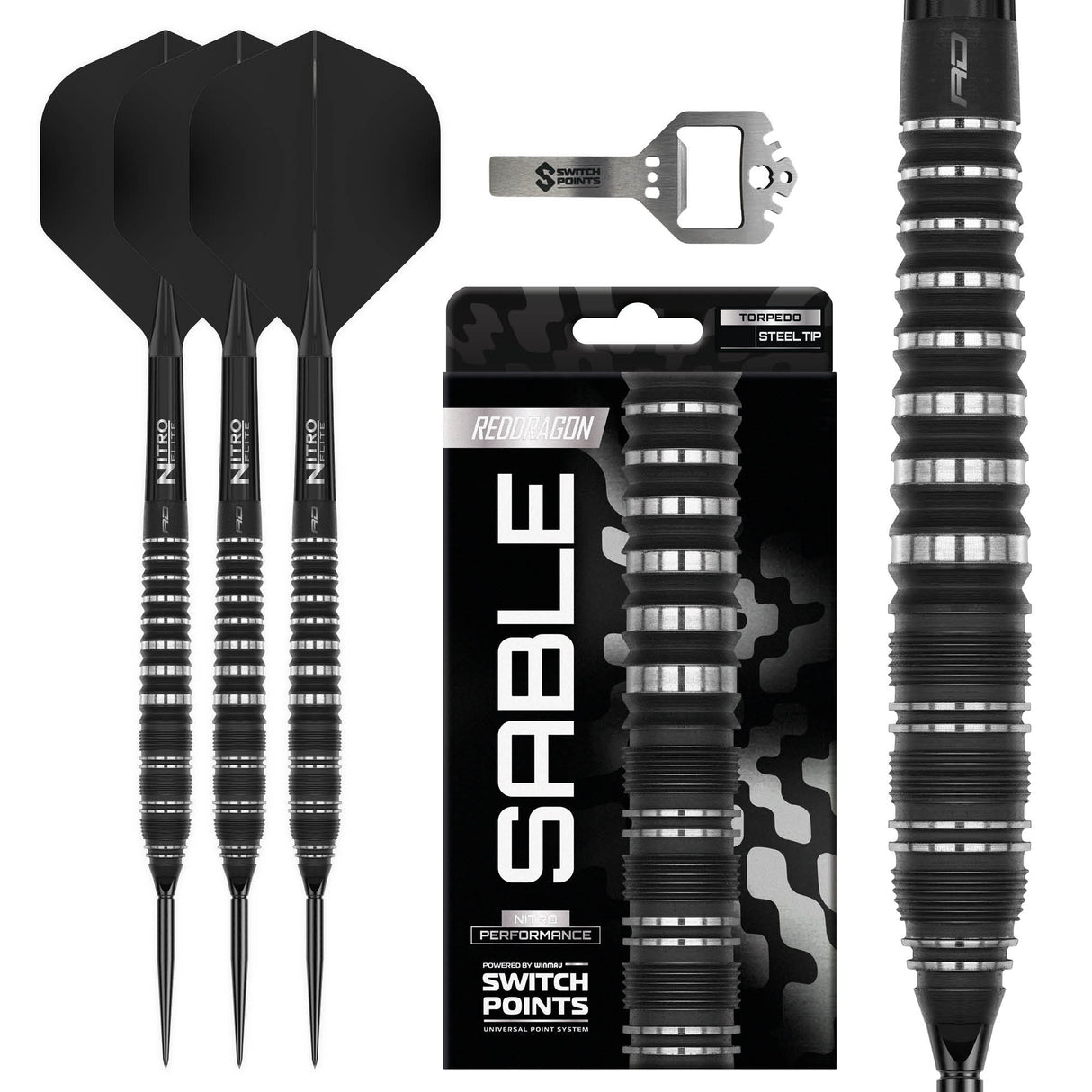 Red Dragon - Sable 02 Torpedo - 90% Tungsten Darts (SP)