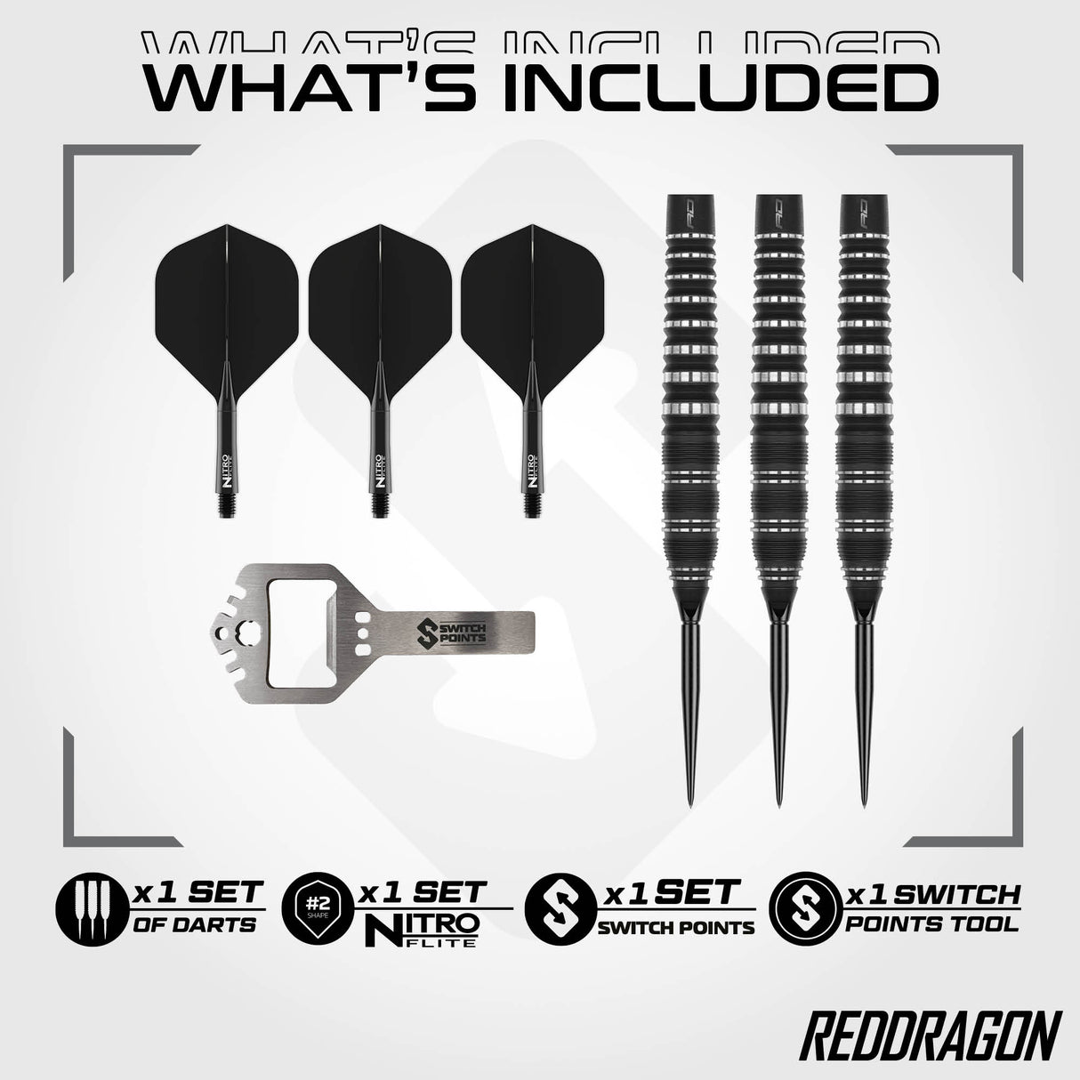 Red Dragon - Sable 02 Torpedo - 90% Tungsten Darts (SP)