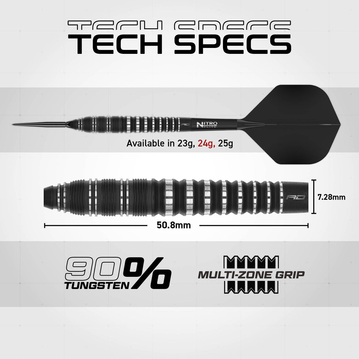 Red Dragon - Sable 02 Torpedo - 90% Tungsten Darts (SP)