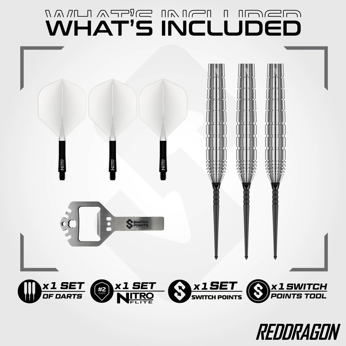 Red Dragon - Luke Humphries TX1 Pioneer - 90% Tungsten Darts (SP)