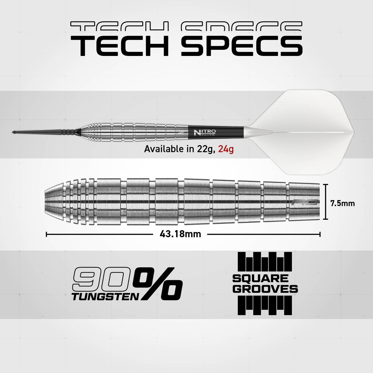 Red Dragon - Luke Humphries TX1 Pioneer - 90% Tungsten Darts (SP)