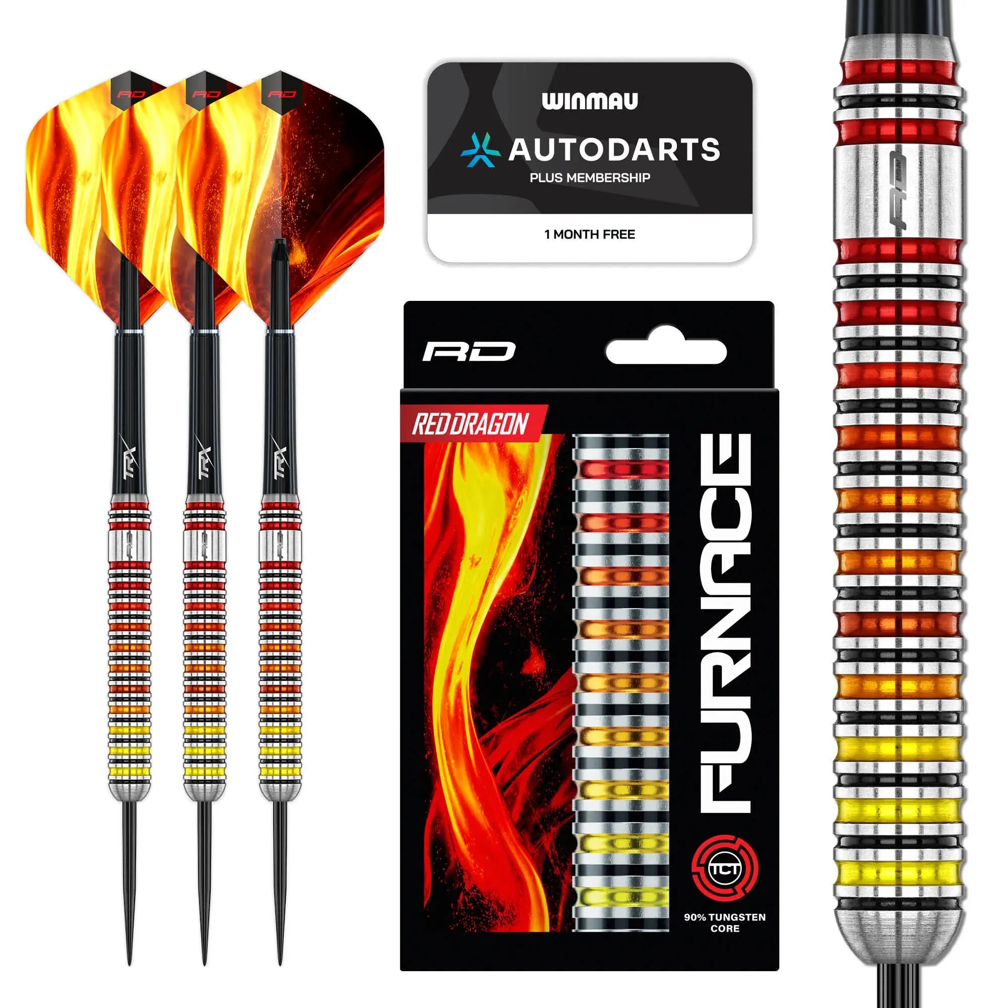 Red Dragon - Furnace - 90% Tungsten Core Darts – ArrowHeadz
