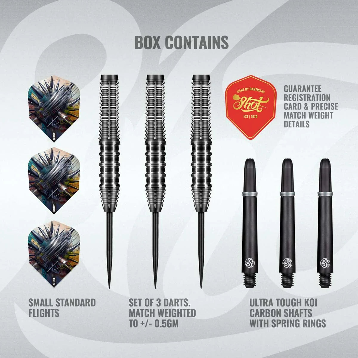 Shot - Gnarly Rippah - 90% Tungsten Darts