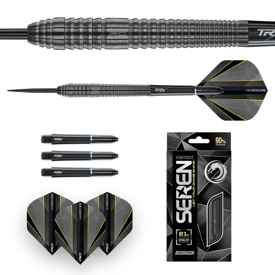 Red Dragon - Seren 2 Onyx - 90% Tungsten Darts