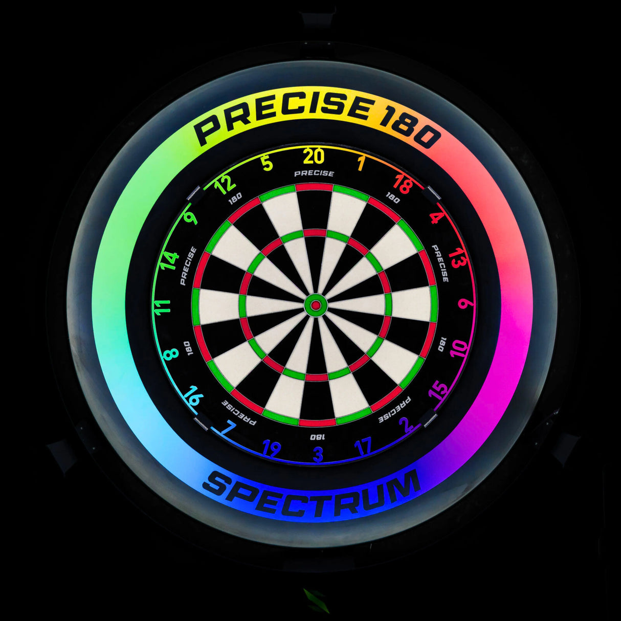 Precise 180 - Black Endorphine Spectrum Dartboard Surround