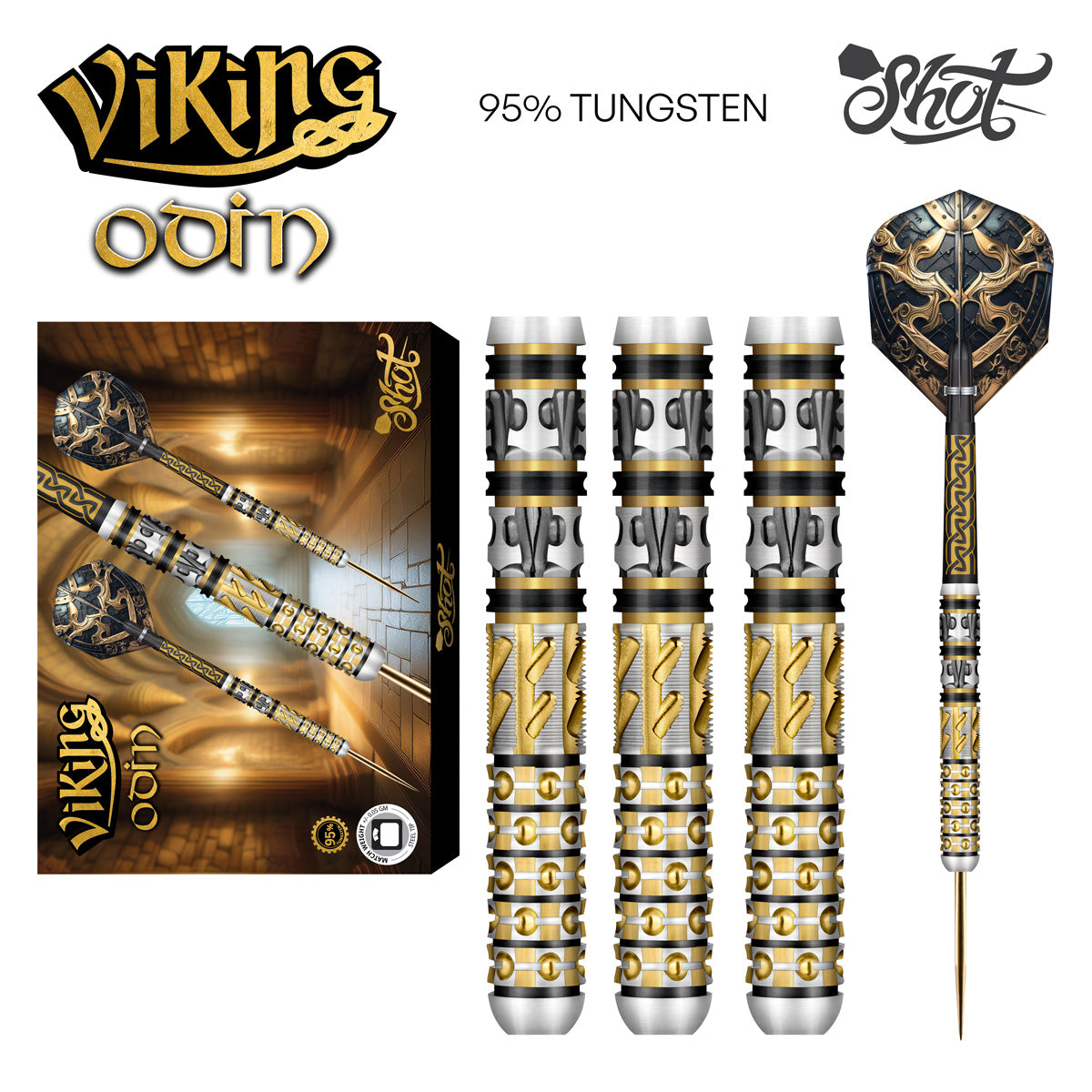 Shot - Viking Odin - 95% Tungsten Darts