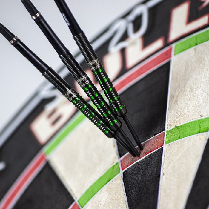 Bull's NL - Smoke Green Jade - 90% Tungsten Darts