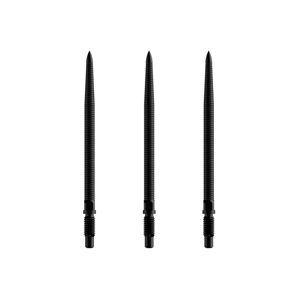 Bull's NL CP Micro Grip Convertible Points - Black 32mm