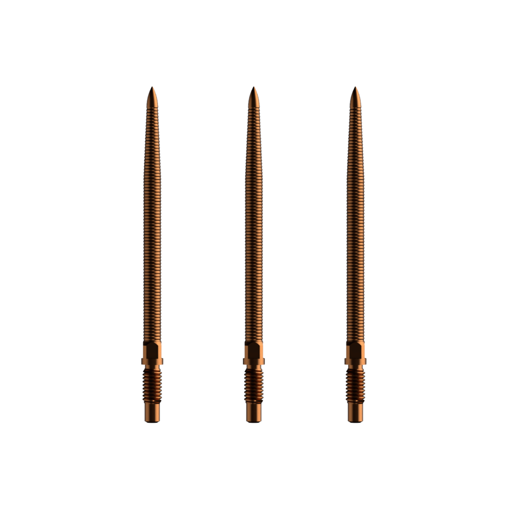 Bull's NL CP Micro Grip Convertible Points - Bronze 32mm