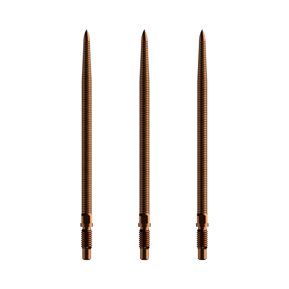 Bull's NL CP Micro Grip Convertible Points - Bronze 40mm