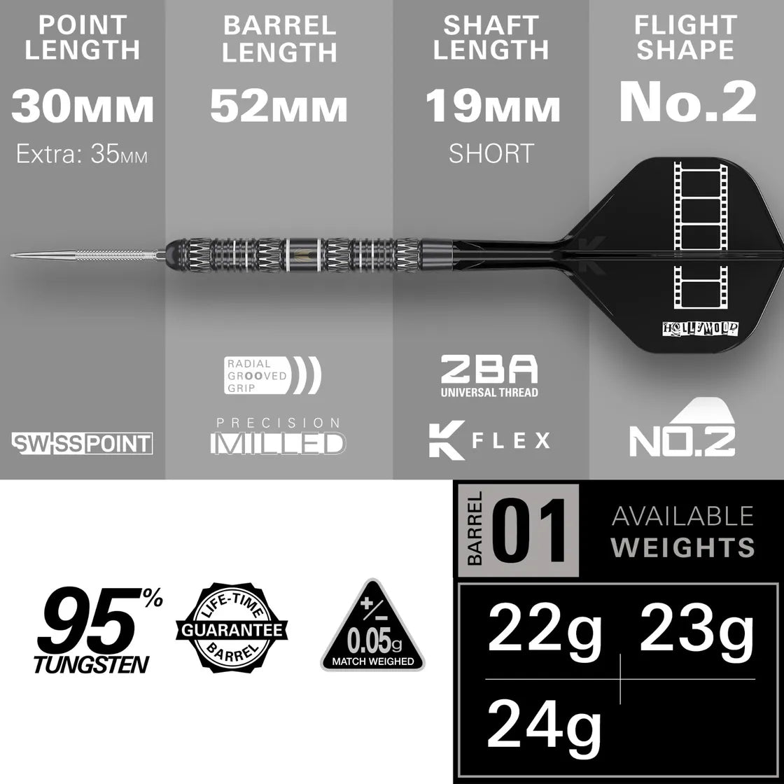 Target - Chris Dobey 95K - 95% Tungsten Darts (SP)