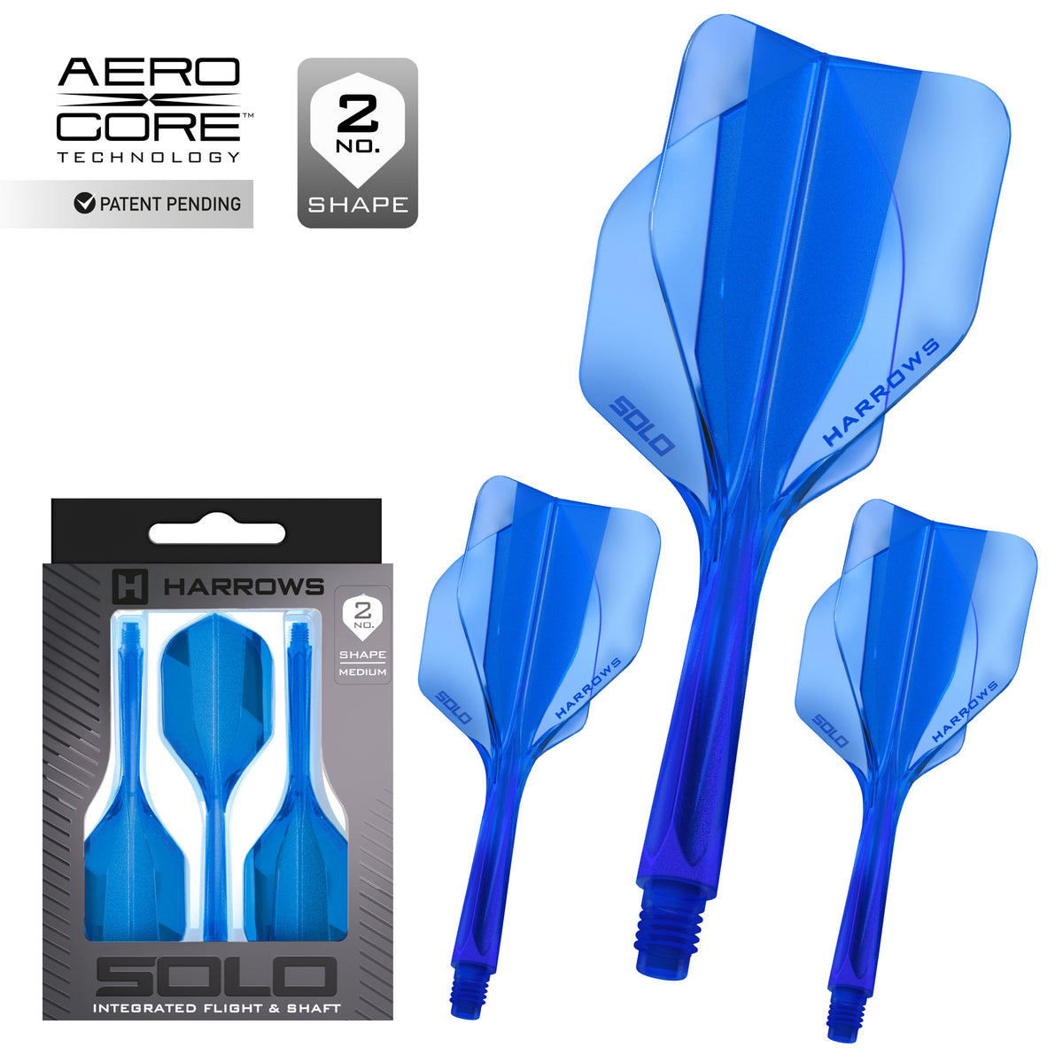 Blue Harrows Solo No.2 integrated flights, set of three with Aero Core packaging