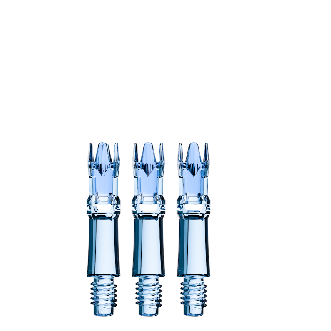 L-Style L-System spare shafts – Clear Blue, 190 length, set of 3
