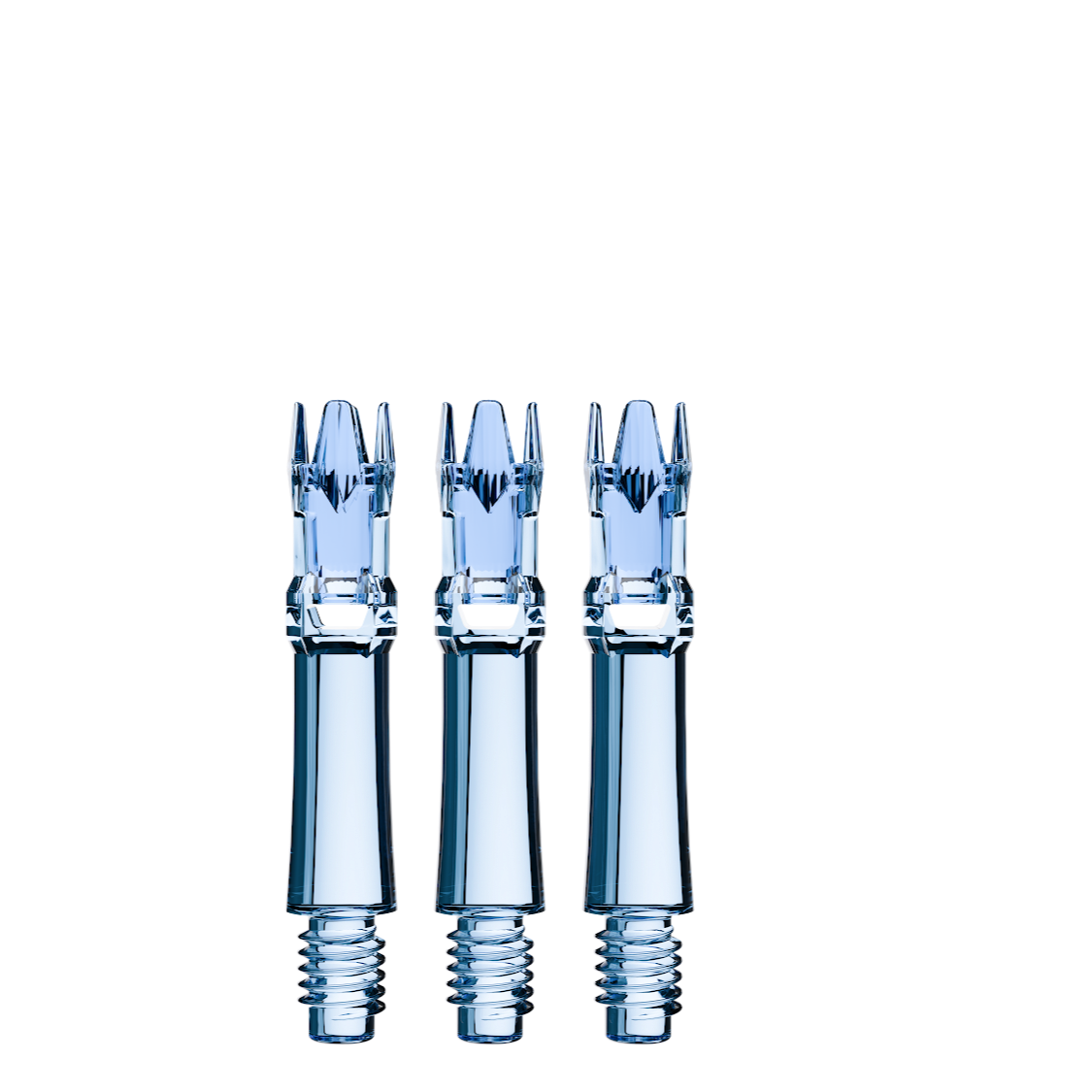 L-Style L-System spare shafts – Clear Blue, 225 length, set of 3