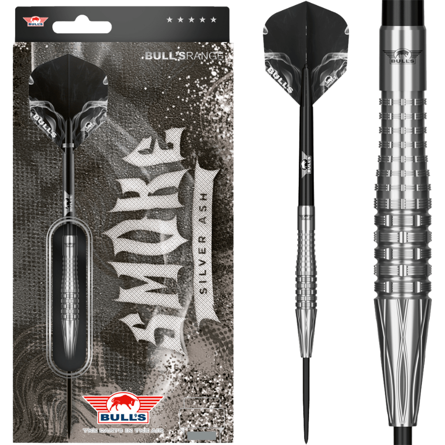Bull's NL - Smoke Silver Ash - 90% Tungsten Darts