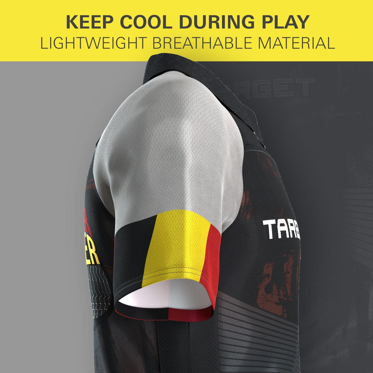 Target Dimitri Van Den Bergh 2027 darts shirt, view 3